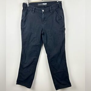 Carhartt Loose Fit Double Front Work Pants Women's 8 Short